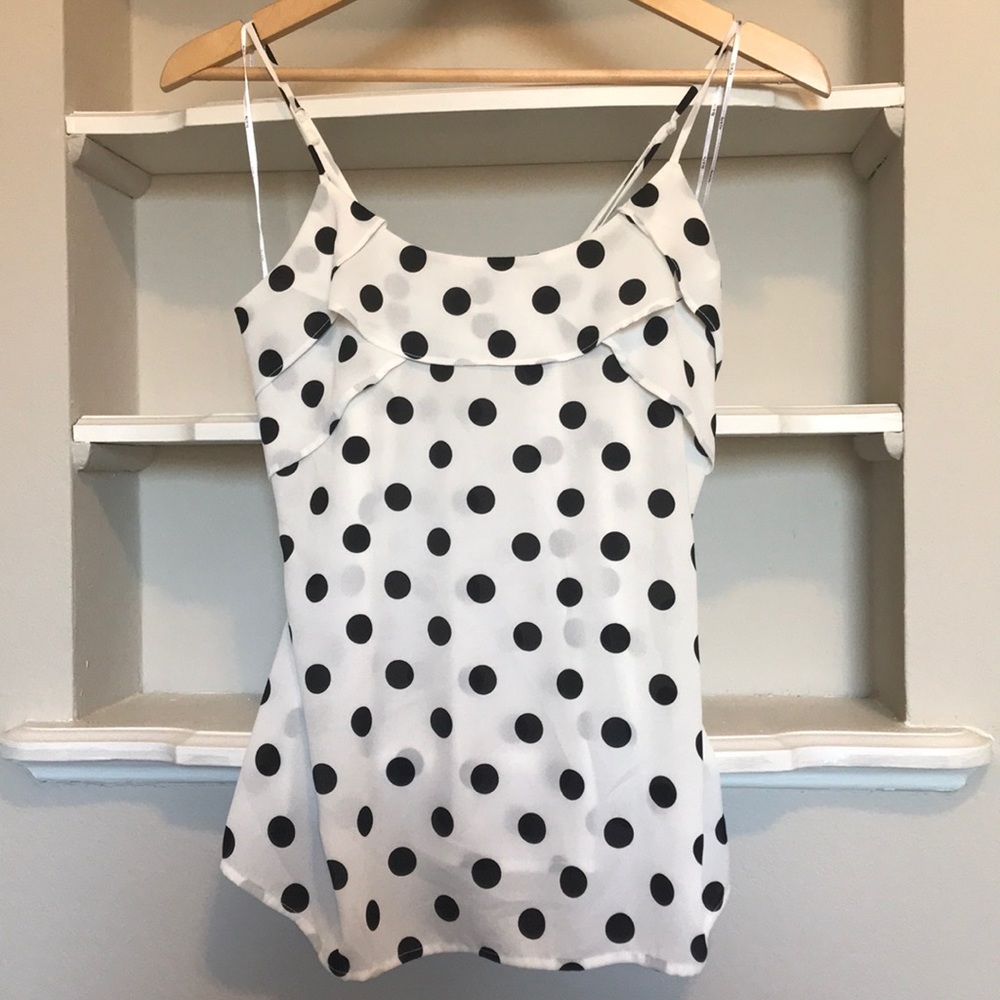 Polka dot tank top